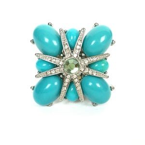 Statement Starburst Costume Jewelry Ring